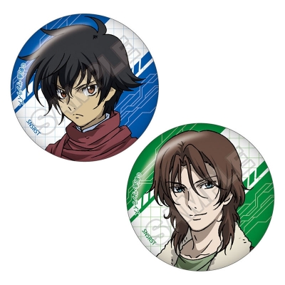【グッズ-バッチ】機動戦士ガンダム00 ペア缶バッジ 刹那&ロックオン