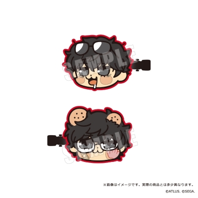 【グッズ-ヘアバンド】ペルソナ5 ザ・ロイヤル 主人公×ぶくぶ 前髪クリップセット 06.魅力