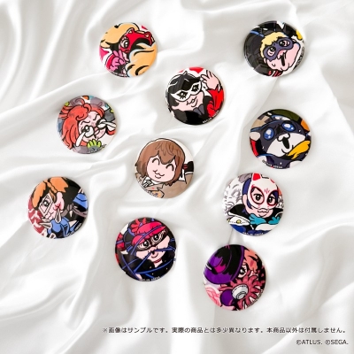 【グッズ-バッチ】ペルソナ5 ザ・ロイヤル ペルソナ5 ザ・ロイヤル×可哀想に! カンバッジ 全10種