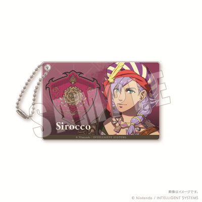 【グッズ-キーホルダー】ファイアーエムブレム 万紫千紅 アクリルキーホルダー 18.シロッコ