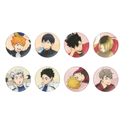【グッズ-バッチ】ハイキュー!! 描き下ろしトレーディング缶バッジ JF2024 Ver. 【全8種】
