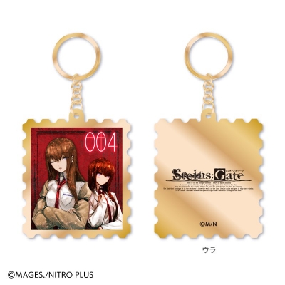 【グッズ-キーホルダー】「STEINS;GATE」 15周年記念 切手風メタルキーホルダー(牧瀬紅莉栖)