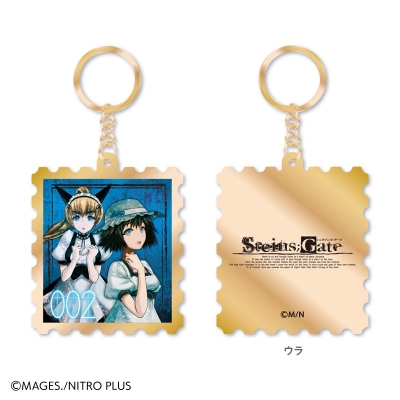 【グッズ-キーホルダー】「STEINS;GATE」 15周年記念 切手風メタルキーホルダー(椎名まゆり)