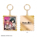 【グッズ-キーホルダー】「STEINS;GATE」 15周年記念 切手風メタルキーホルダー(フェイリス・ニャンニャン&漆原るか)の画像
