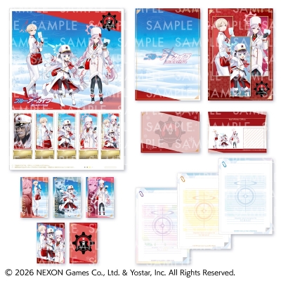 【グッズ-セットもの】ブルーアーカイブ オリジナルフレーム切手セット(レッドウィンター事務局)