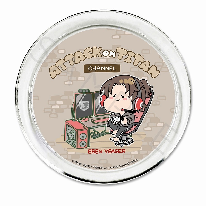 【グッズ-小物入れ】進撃の巨人 The Final Season アクセサリープレート Mocho-A (エレン)