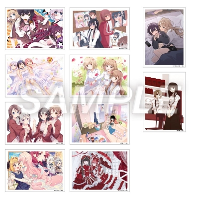 【グッズ-ポストカード】百合姫20周年展 ポストカードセットA【全10種】
