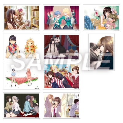 【グッズ-ポストカード】百合姫20周年展 ポストカードセットB【全10種】