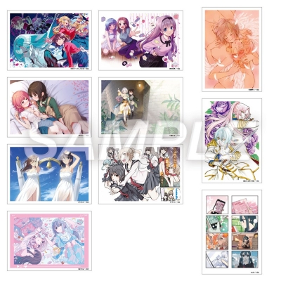 【グッズ-ポストカード】百合姫20周年展 ポストカードセットE【全10種】