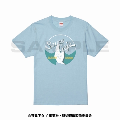 【グッズ-Tシャツ】呪術廻戦 半袖TシャツA(カラー) 五条 悟 L