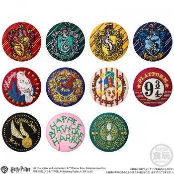 グッズ-食品】ハリー・ポッター 刺繍缶バッジビスケット | アニメイト