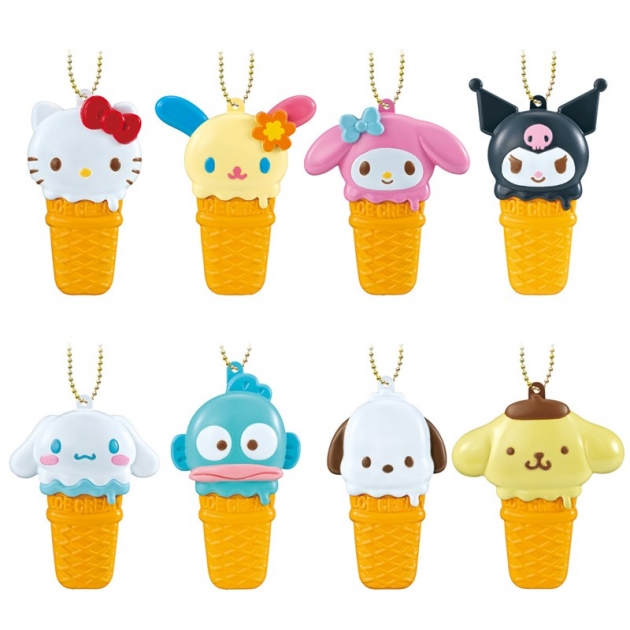 【グッズ-食品】サンリオキャラクターズ アイスクリーミィケースチャーム