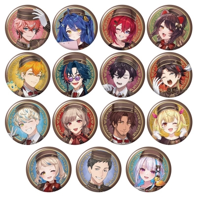 【グッズ-食品】にじさんじ 缶バッジビスケット4