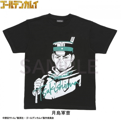 グッズ-Tシャツ】ゴールデンカムイ Tシャツコレクション 月島軍曹 L 