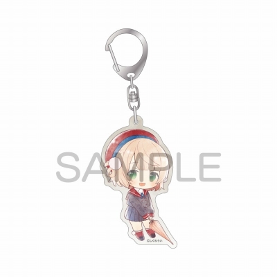 【グッズ-キーホルダー】しぐれうい 傘っこ アクリルキーホルダー 制服