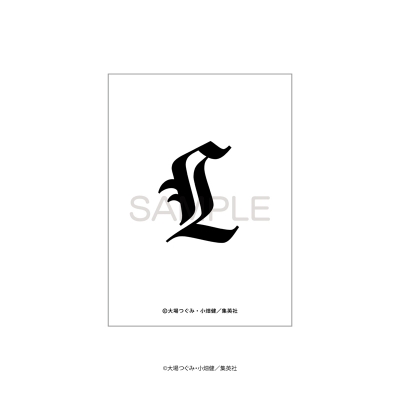 【グッズ-カードケース】DEATH NOTE デスノート キャラクターカードスリーブ L