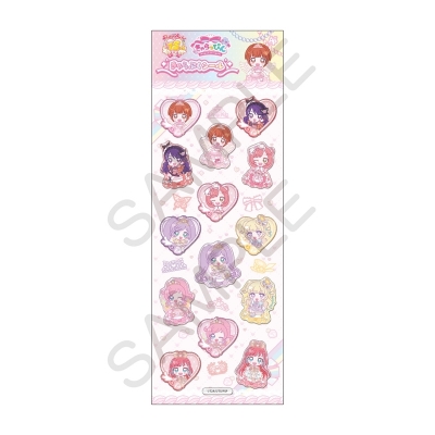 【グッズ-シール】プリティーシリーズ きゃらっぴん きゃらぷくシール