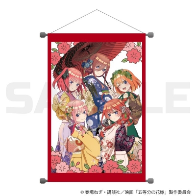 【グッズ-タペストリー】五等分の花嫁 花札柄タペストリー
