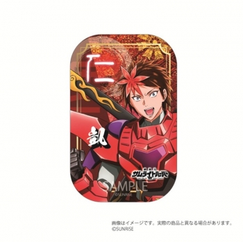 グッズ-バッチ】鎧真伝サムライトルーパー スクエア缶バッジ 