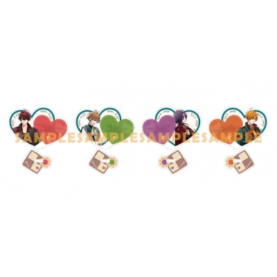 【グッズ-スタンドポップ】オランピアソワレ ハート型メッセージ入りアクリルスタンド【オランピアソワレ】