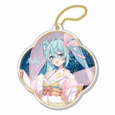 【グッズ-キーホルダー】初音ミク 秋葉原フェスティバル 2024 ラメ入りアクリルキーホルダー 七夕ver./初音ミク