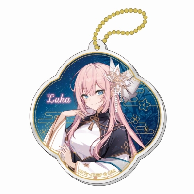 【グッズ-キーホルダー】初音ミク 秋葉原フェスティバル 2024 ラメ入りアクリルキーホルダー 七夕ver./巡音ルカ