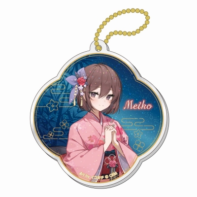 【グッズ-キーホルダー】初音ミク 秋葉原フェスティバル 2024 ラメ入りアクリルキーホルダー 七夕ver./MEIKO