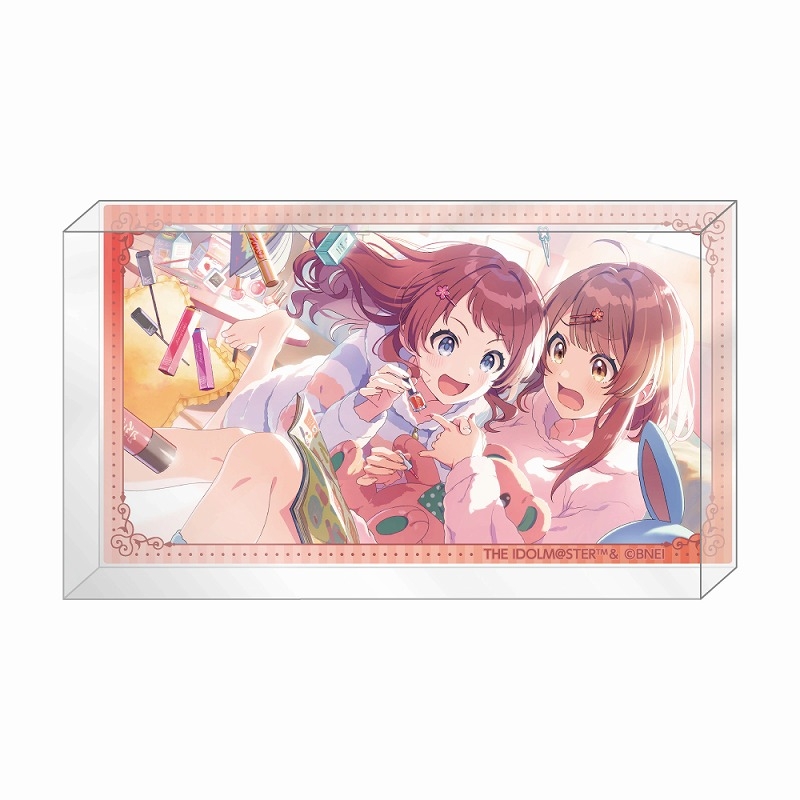 【グッズ-置きもの】学園アイドルマスター アクリルブロック / 花海咲季&花海佑芽