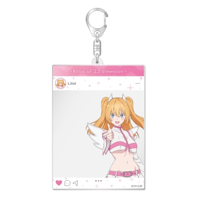 【グッズ-キーホルダー】2.5次元の誘惑 SNS風アクリルキーホルダー/リリエル 天使空挺隊