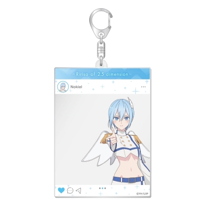 【グッズ-キーホルダー】2.5次元の誘惑 SNS風アクリルキーホルダー/ノキエル 天使空挺隊