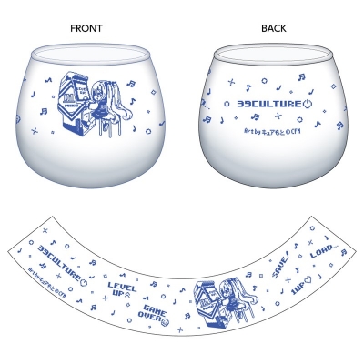 【グッズ-タンブラー・グラス】39Culture 2025 RETRO ゆらゆらグラス