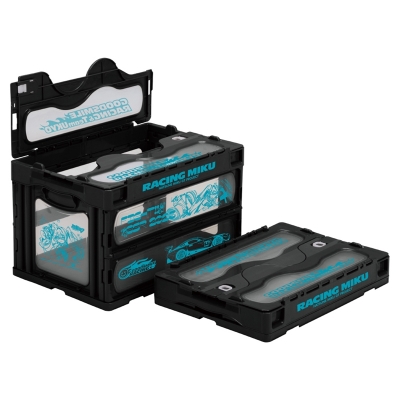【グッズ-収納BOX】レーシングミク 2025Ver.  折りたたみコンテナ