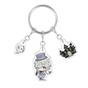 【グッズ-キーホルダー】文豪ストレイドッグス 3連アクリルキーホルダー Ghost House ver. / ニコライ・Gの画像