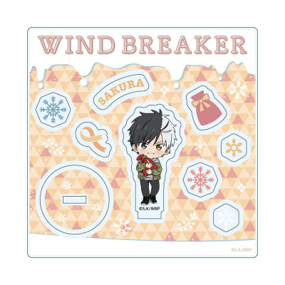 【グッズ-スタンドポップ】WIND BREAKER ちびキャラアクリルスタンド&パーツ プレゼントver. / 桜遥
