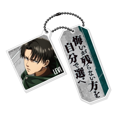 【グッズ-キーホルダー】進撃の巨人 ツインアクリルキーホルダー Fighting ver. / リヴァイ・アッカーマン
