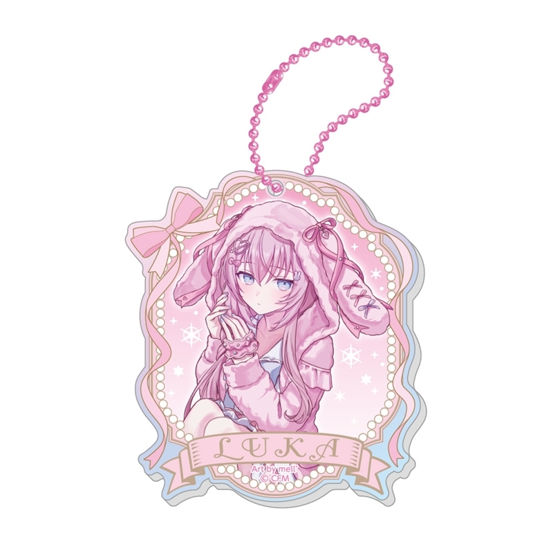 【グッズ-キーホルダー】39Culture 2025 EXTRA POP オーロラアクリルキーホルダー / 巡音ルカ