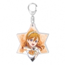 【グッズ-キーホルダー】ラブライブ!スーパースター!! オーロラアクリルキーホルダー / 澁谷 かのん ホワイトポンチョver.の画像