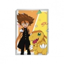 【グッズ-置きもの】デジモンアドベンチャー アクリルブロック / 八神太一&アグモンの画像