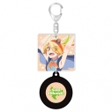 【グッズ-キーホルダー】劇場版『ゾンビランドサガ ゆめぎんがパラダイス』 レコード風キーホルダー / 二階堂 サキの画像