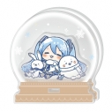 【グッズ-スタンドポップ】しろたん×雪ミク アクリルジオラマ 【B】の画像