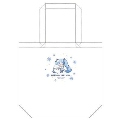 【グッズ-バッグ】しろたん×雪ミク トートバッグ