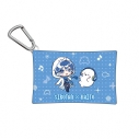 【グッズ-ポーチ】しろたん×初音ミク 第2弾 カラビナ付きクリアポーチ KAITOの画像