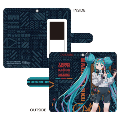 【グッズ-携帯ケース】レーシングミク 2026Ver. レーシングミク 2026 TEAM UKYO 応援Ver. 手帳型スマートフォンケース