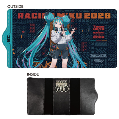 【グッズ-キーケース】レーシングミク 2026Ver. レーシングミク 2026 TEAM UKYO 応援Ver. キーケース