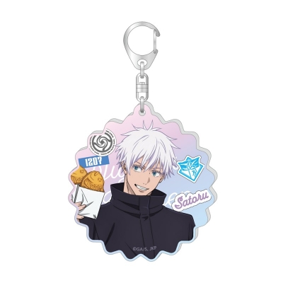 【グッズ-キーホルダー】アニメ『呪術廻戦』5周年 描き下ろしオーロラアクリルキーホルダー GiGOコラボ2026ver./五条悟