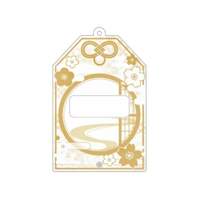 【グッズ-カバーホルダー】ノンキャラオリジナル ときメーク お守り缶バッジフレーム 白