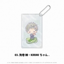 【グッズ-パスケース】劇場版 呪術廻戦 0×サンリオキャラクターズ クリアパスケース 03.狗巻 棘・KIRIMIちゃん.の画像