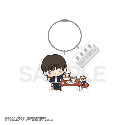 【グッズ-キーホルダー】呪術廻戦 懐玉・玉折×サンリオキャラクターズ カラーワイヤーキーホルダー 05.灰原雄・コロコロクリリン