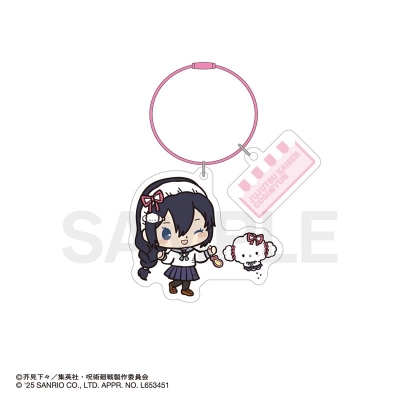 【グッズ-キーホルダー】呪術廻戦 懐玉・玉折×サンリオキャラクターズ カラーワイヤーキーホルダー 06.天内理子・こぎみゅん