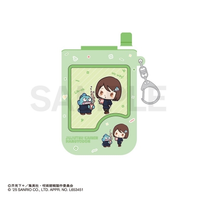 【グッズ-パスケース】呪術廻戦 懐玉・玉折×サンリオキャラクターズ パスケース 03.家入硝子・ハンギョドン